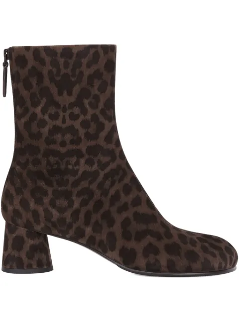 POTAMY botines con estampado de leopardo y tacón de 50mm