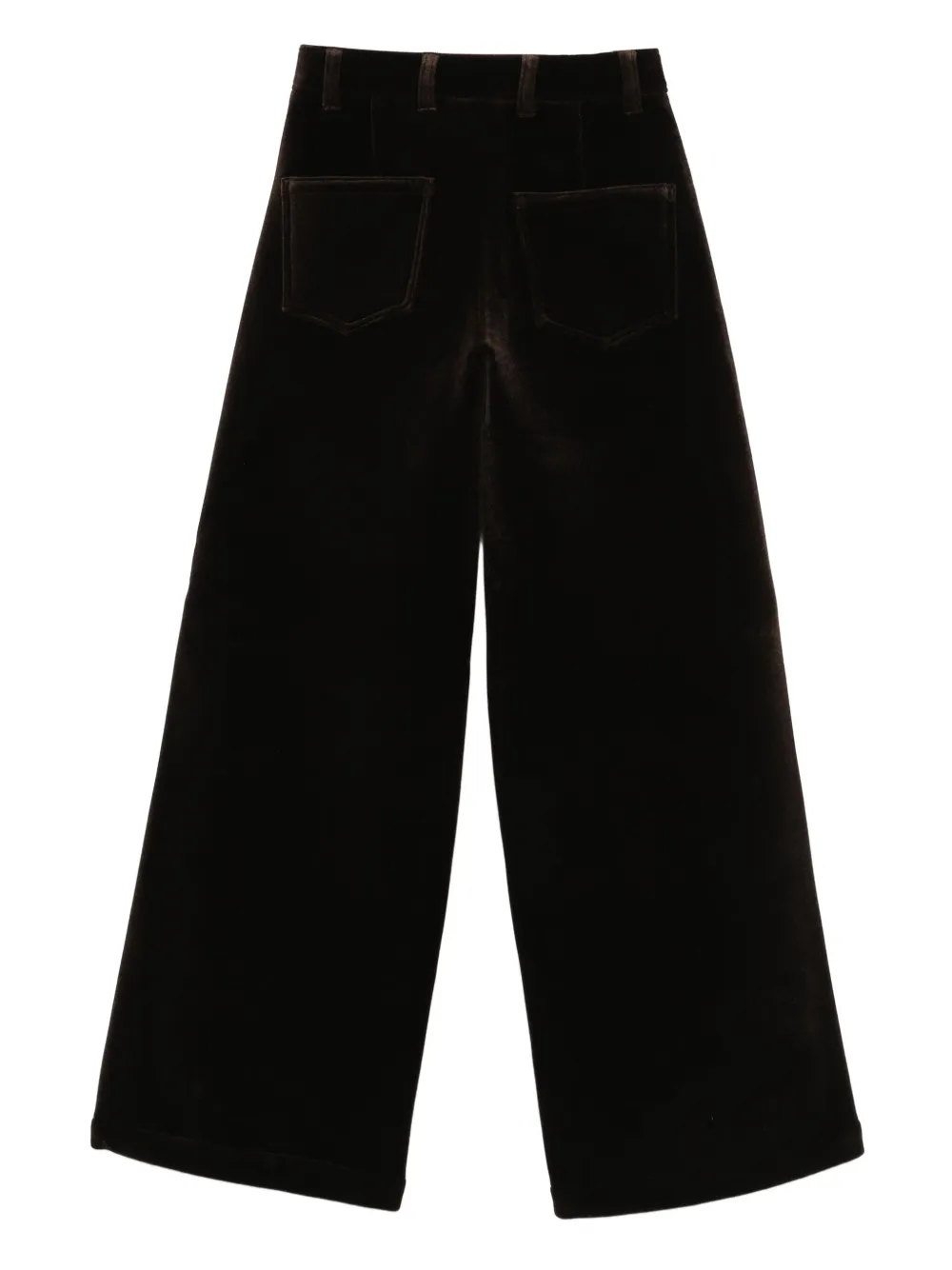  Séfr Janis Wide-leg Trousers - Brown 