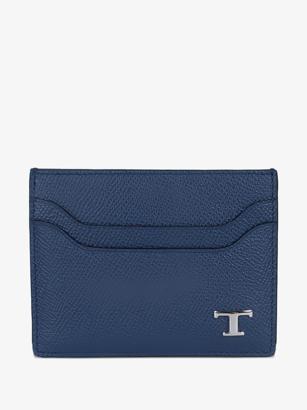 Tod's logo-plaque leather cardholder | Blue | Image 1