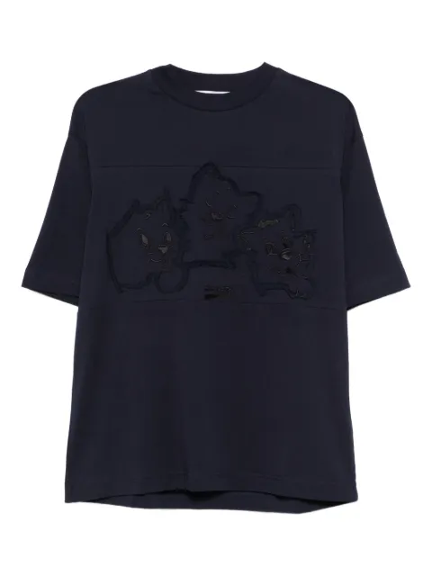 Iceberg embroidered-detail cotton  T-Shirt