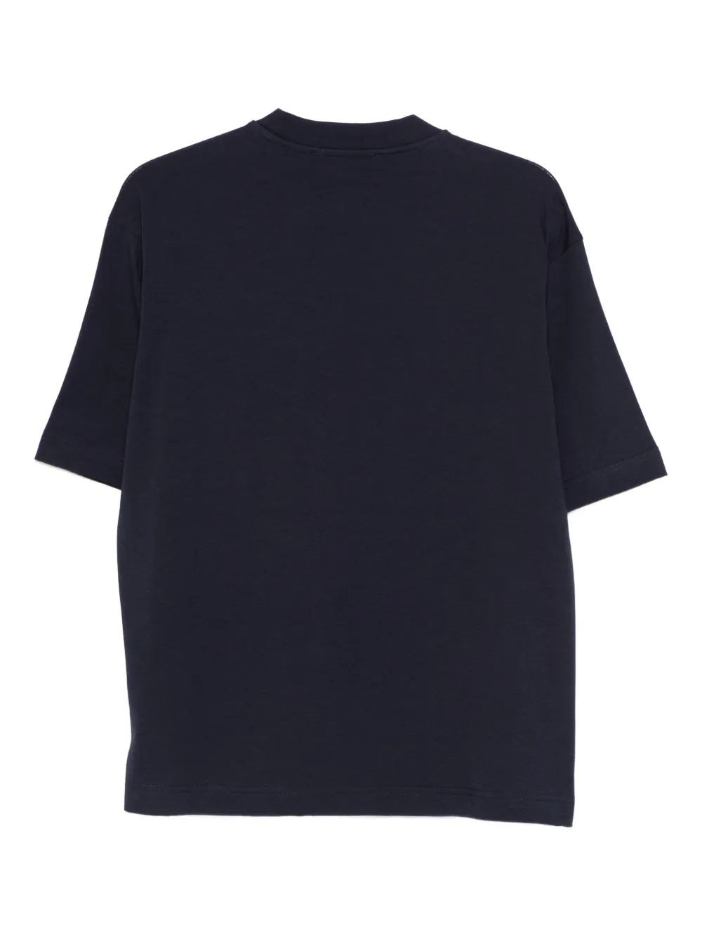 Iceberg Embroidered-detail Cotton T-shirt In Blue