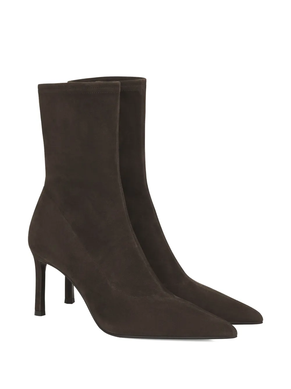 POTAMY botines de gamuza con tacón | marrón | Image 1