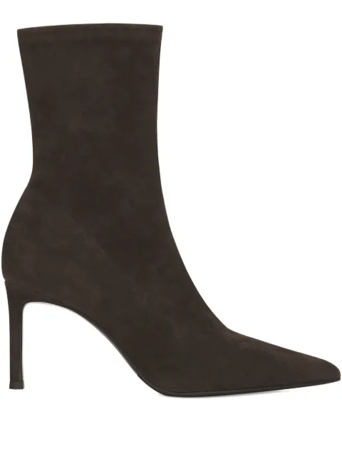 POTAMY suede heeled ankle boots