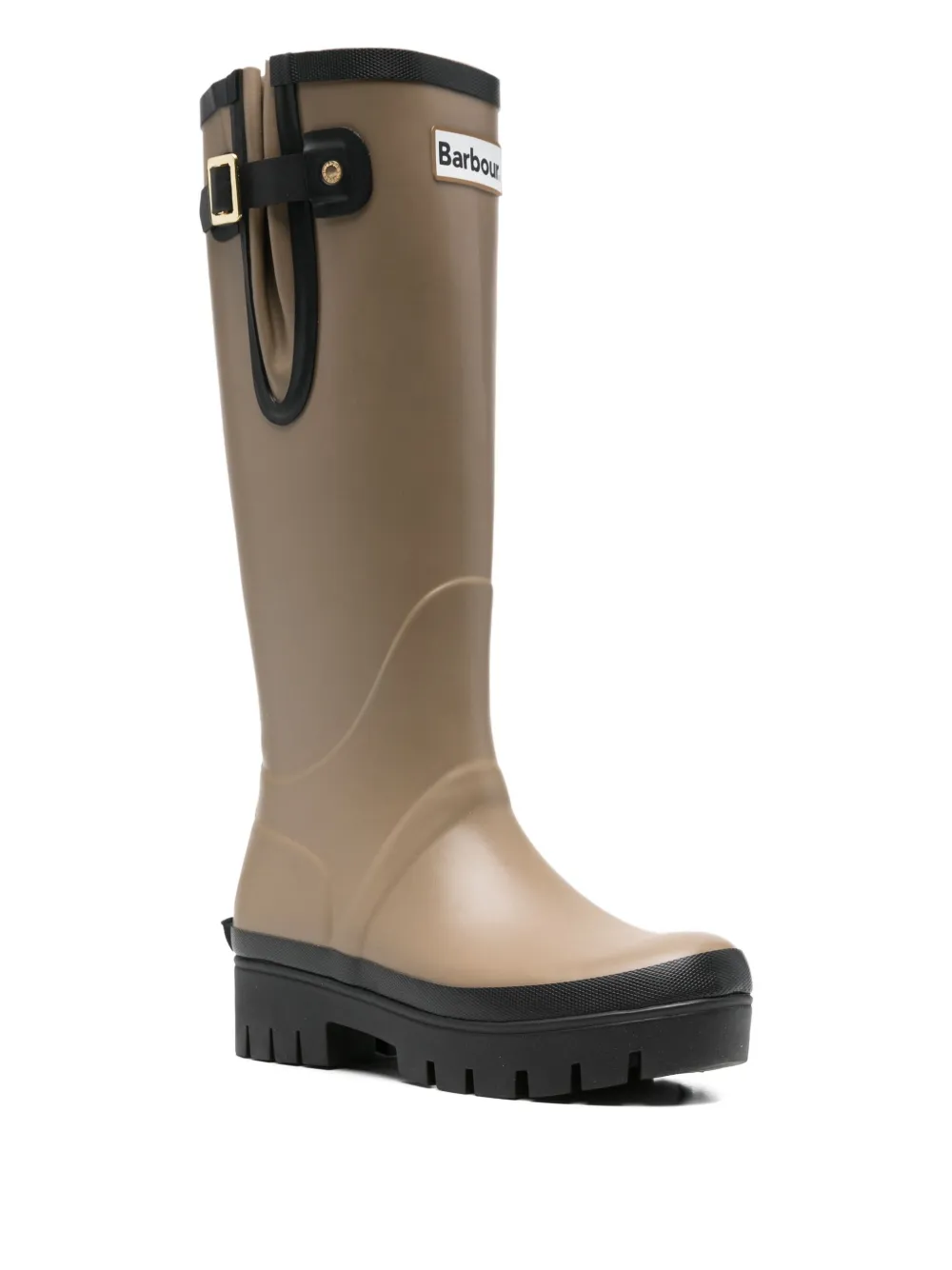Barbour Leighton Knee-high Boots In Neutral