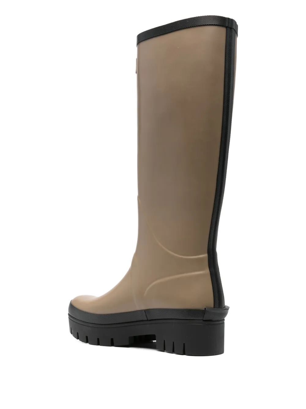 Barbour Leighton Knee-high Boots In Neutral