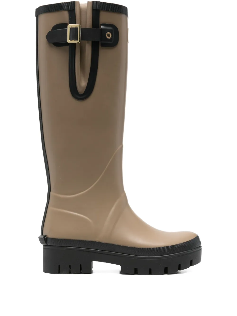 Barbour Leighton Knee-high Boots In Neutral