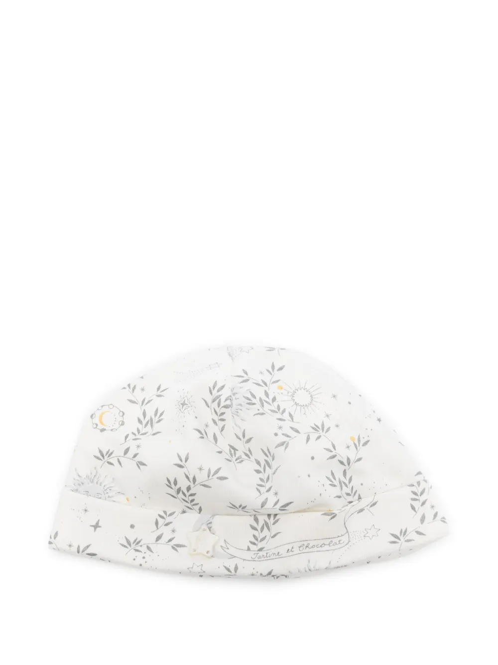 Tartine Et Chocolat Berretto a fiori - Bianco