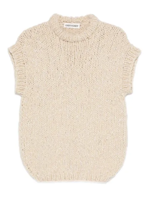 Casey Casey top con cuello redondo