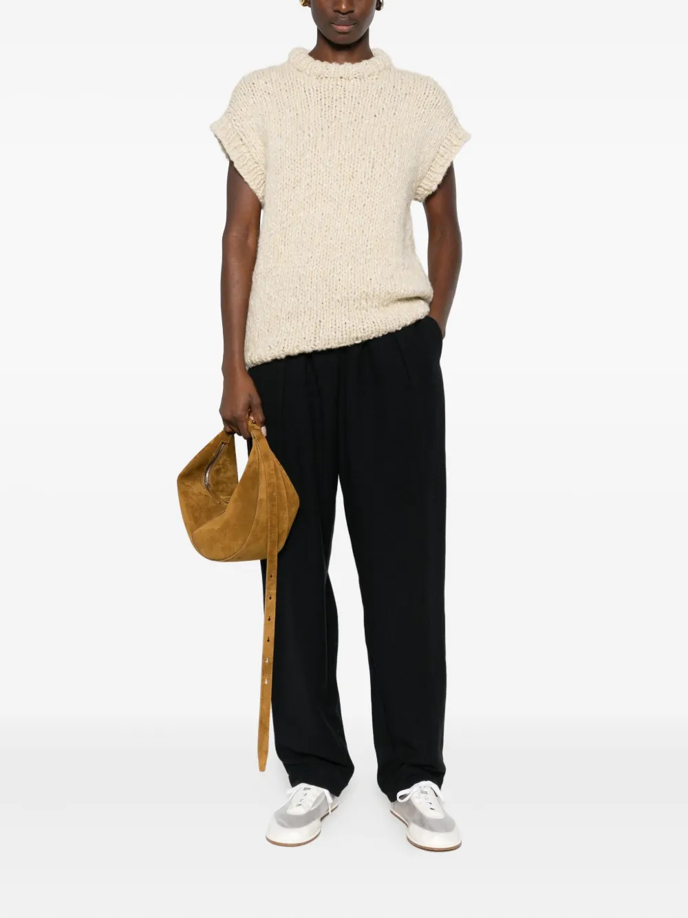 Casey Casey elasticated-waist trousers - Blauw