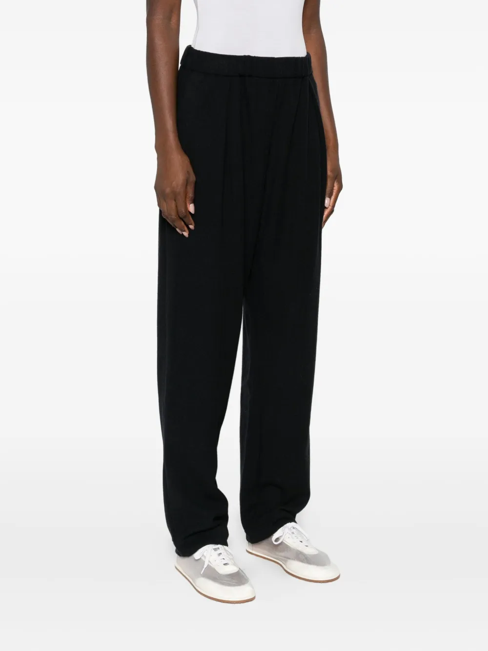 Casey Casey Elasticated-waist Trousers In Brown
