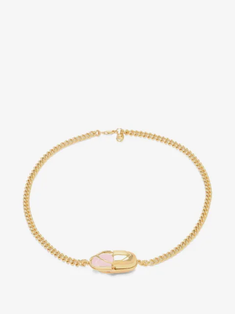 Capsule Eleven Capsule Crystal pink quartz necklace