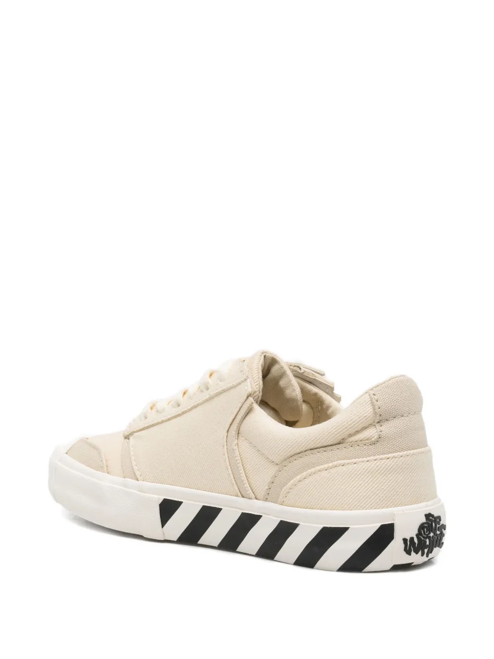 Off-White Sneakers met Arrow-streep Beige