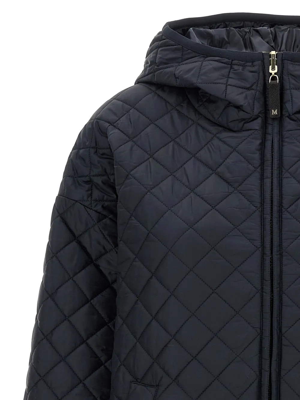 Max Mara Leo Reversible Quilted Jacket In Blue