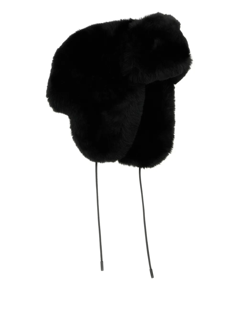 Goldbergh Cher Fluffy Aviator Hat In Black