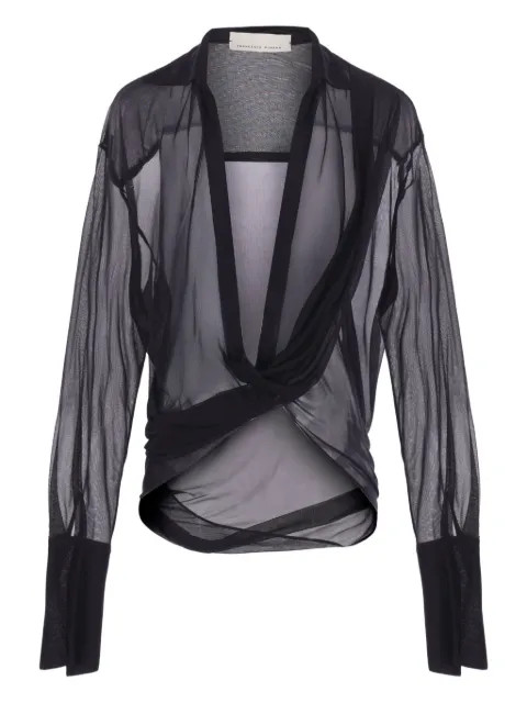 FRANCESCO MURANO blusa traslúcida