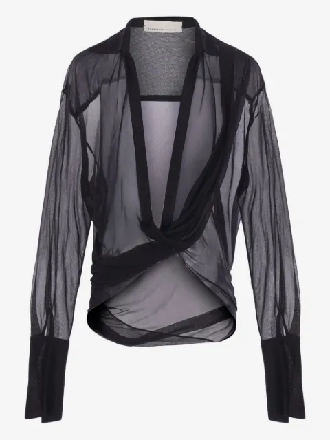 FRANCESCO MURANO blusa traslúcida