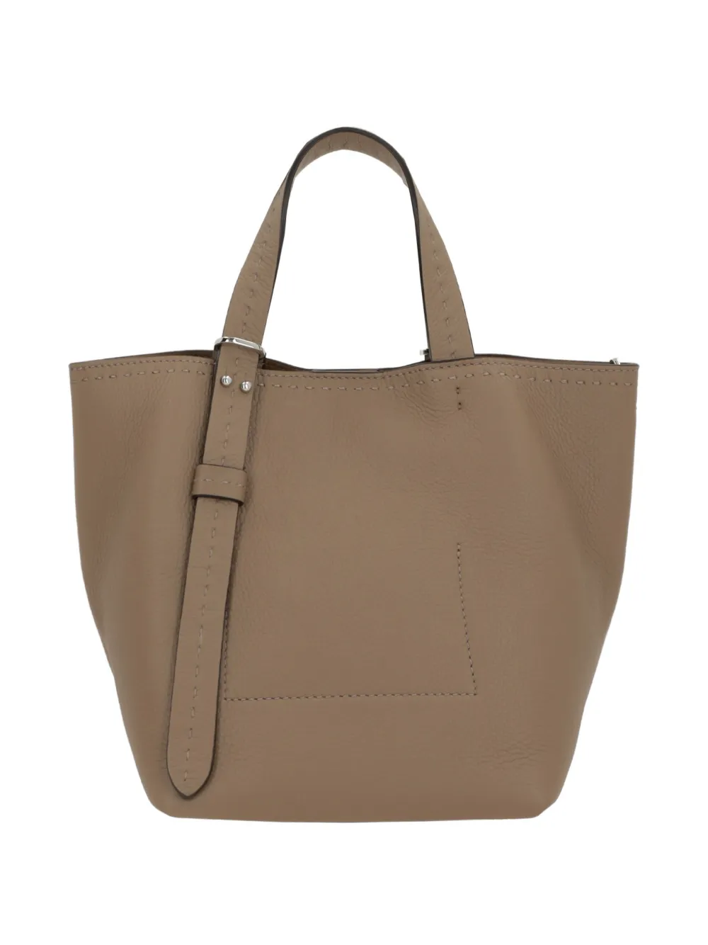 Max Mara extra-small Archetipo leather tote bag - Bruin