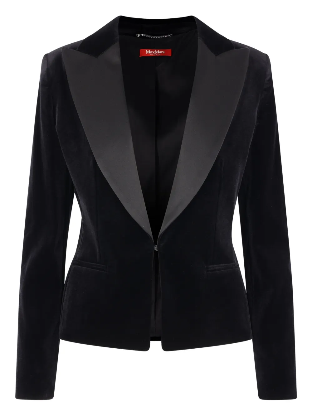 Max Mara Single-breasted Blazer In Black