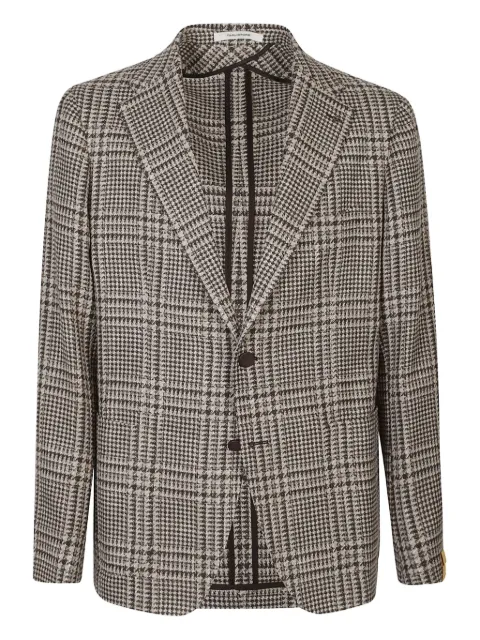 Tagliatore checked single-breasted jacket