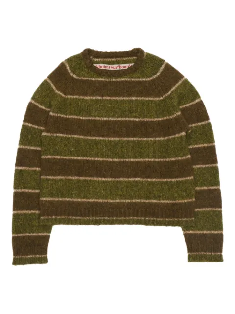 Stockholm Surfboard Club striped raglan sweater
