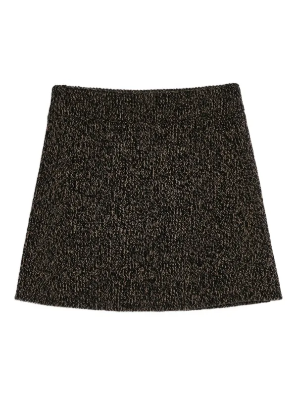OUR LEGACY Sculpt Mini Skirt in Black