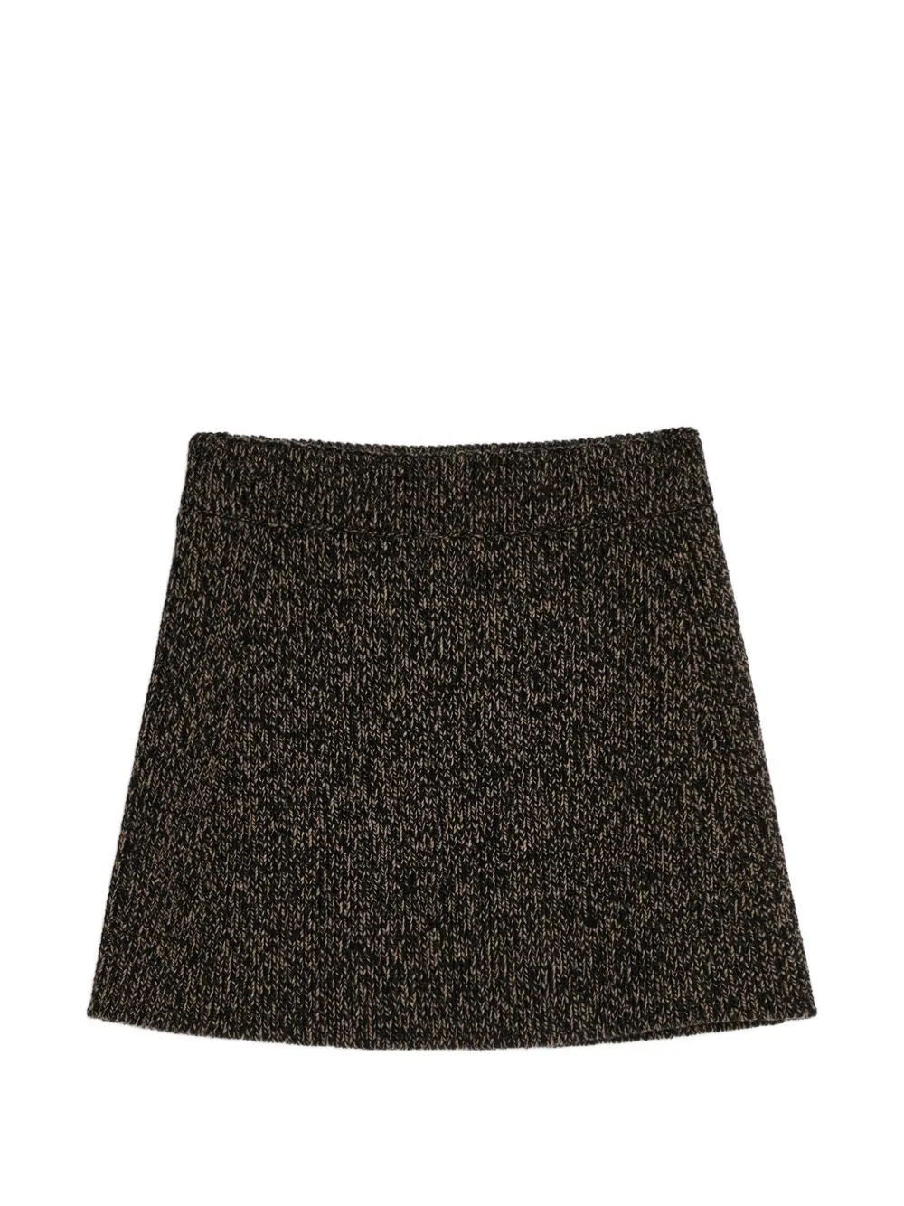 OUR LEGACY Bewerkte mini-rok Zwart
