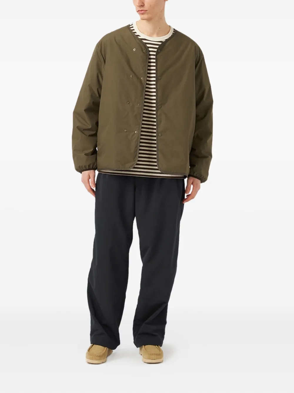 Nanamica Reversible Down Jacket In Brown