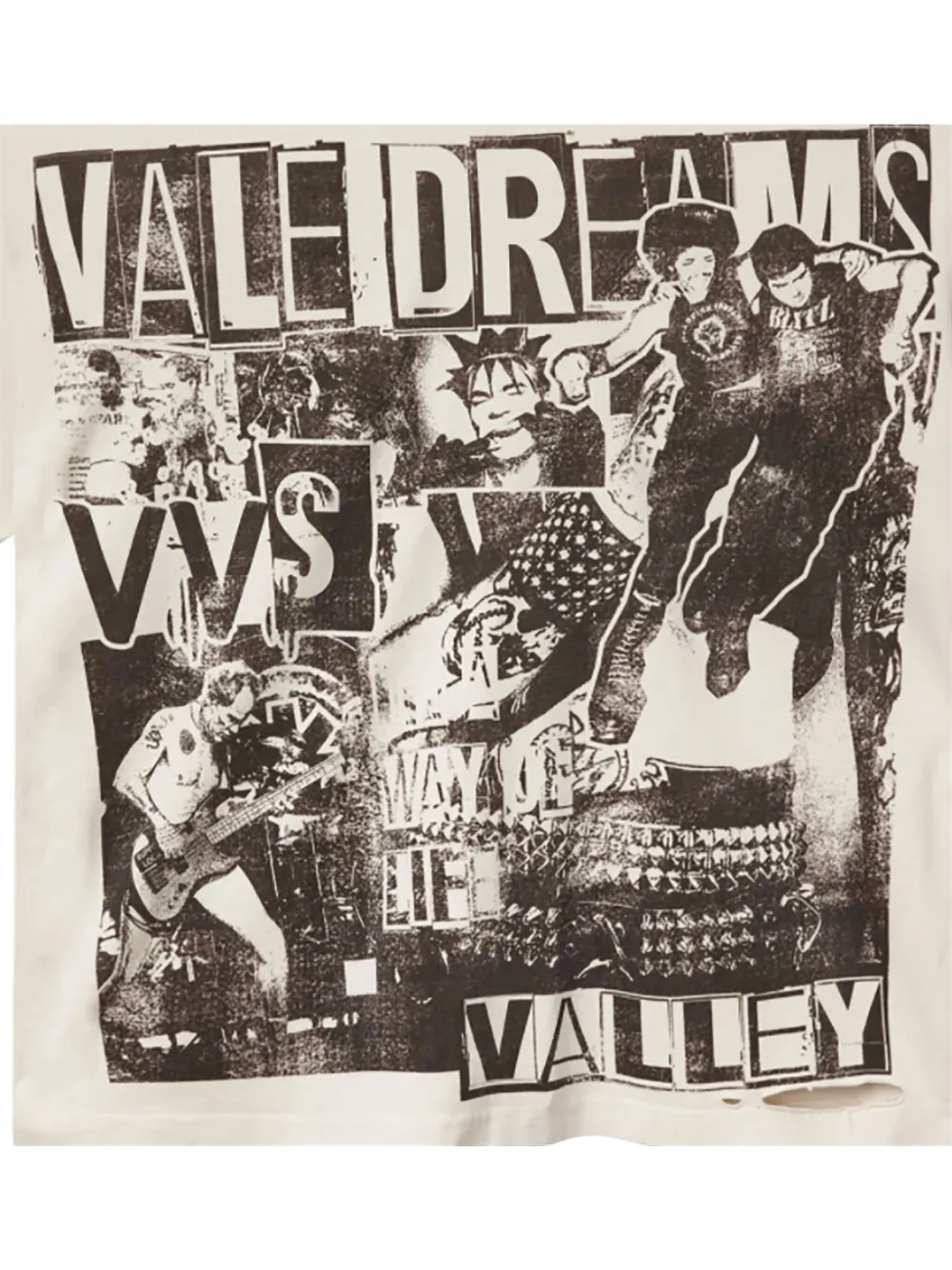 Vale Mosh Pit T-shirt In Neutral