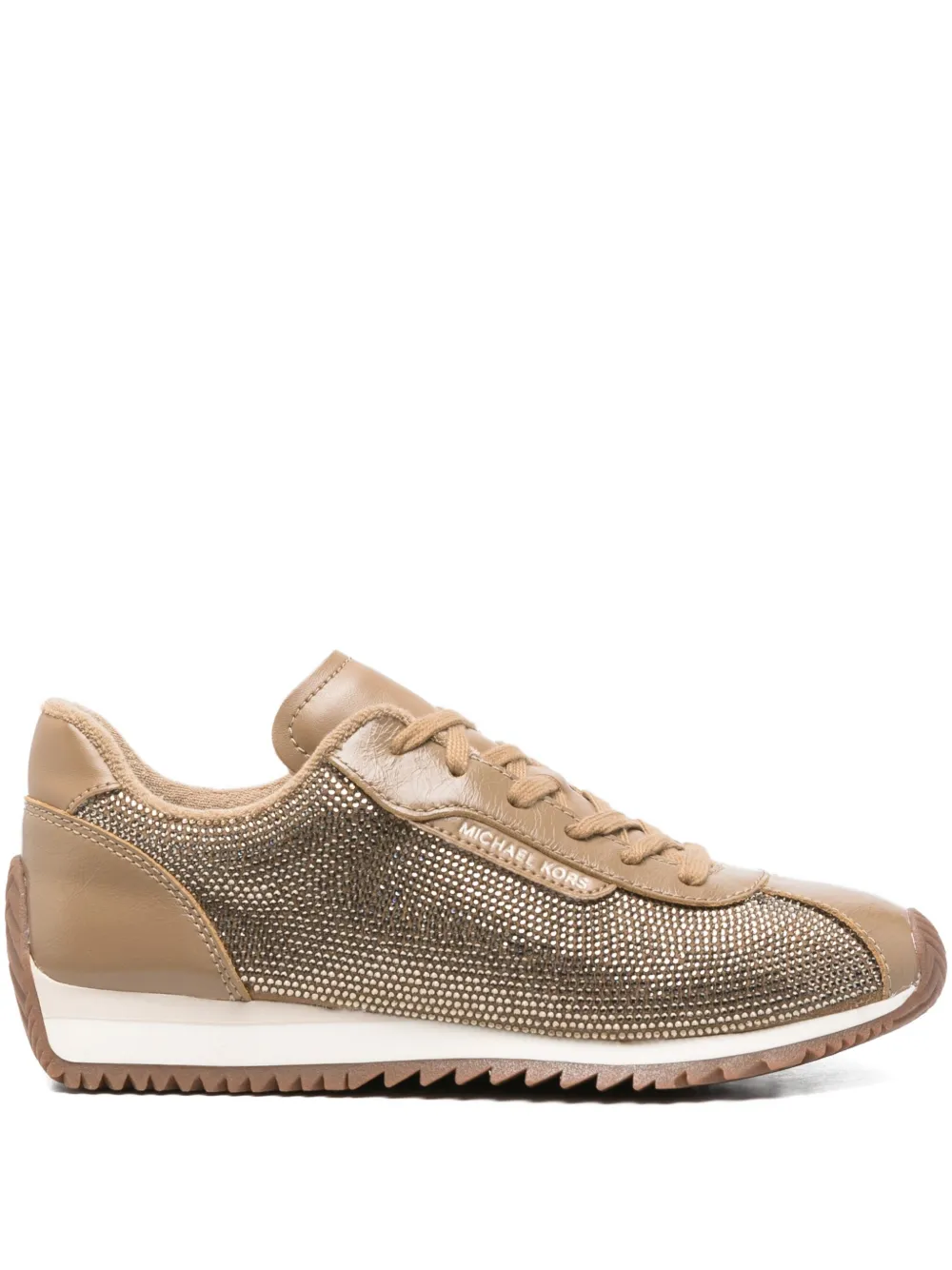 Michael Kors Lace-up Sneakers In Brown