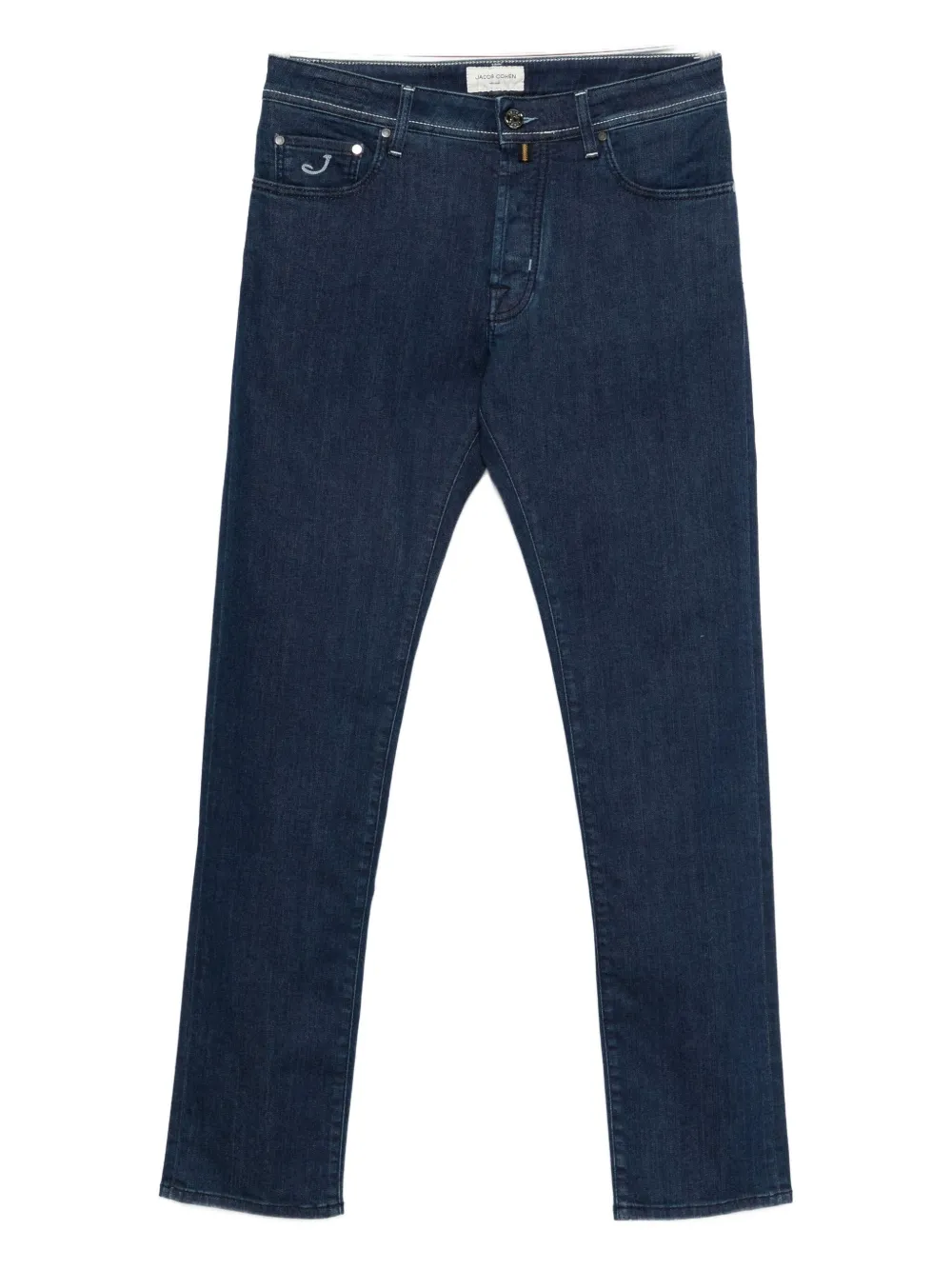 Jacob Cohën logo-embroidered jeans | Blue | Image 1