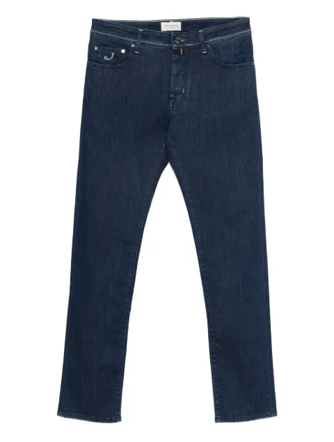 Jacob Cohën logo-embroidered jeans