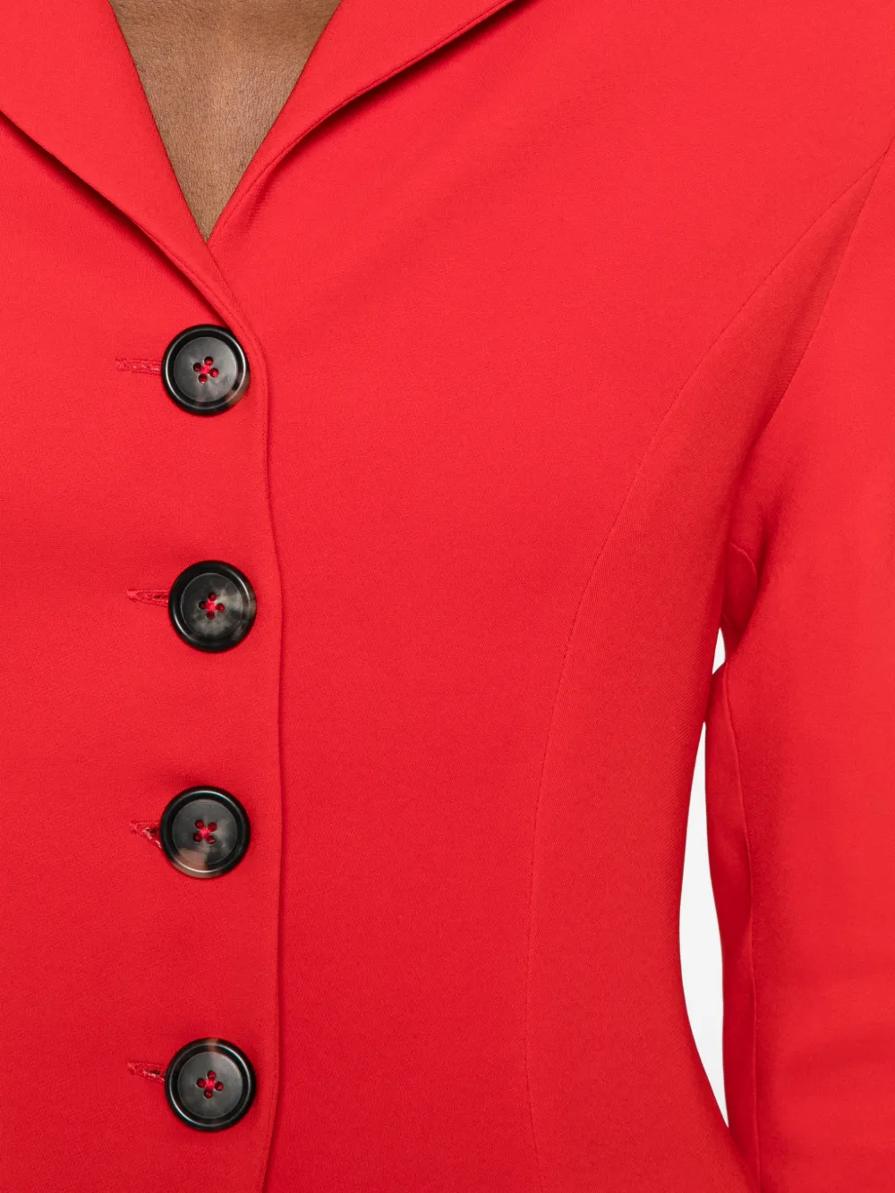 Merl Buttoned Flap-Pocket Blazer