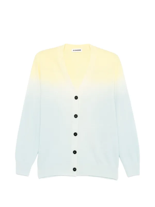 Jil Sander グラデーション カーディガン | ブルー | FARFETCH JP