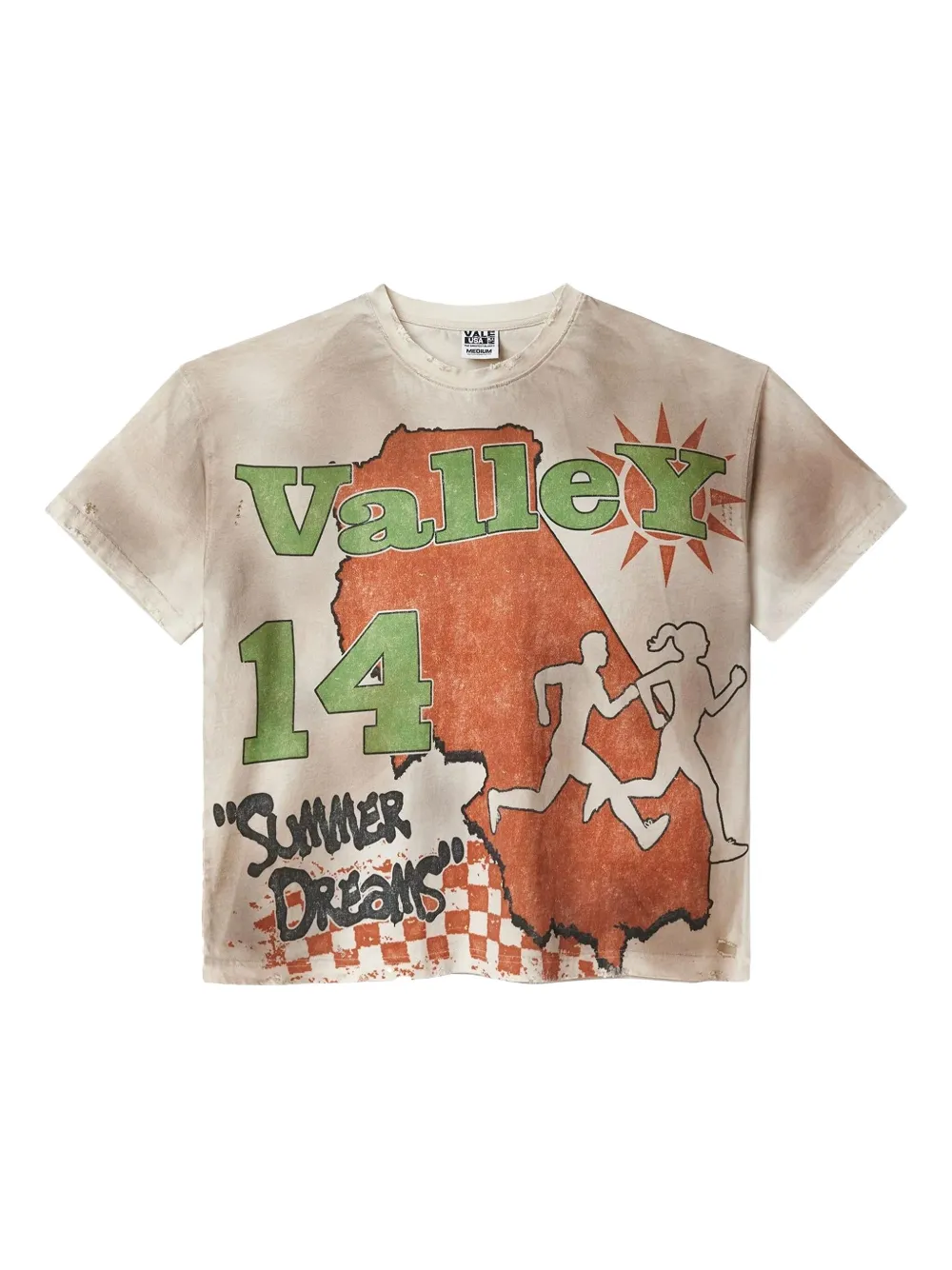 Vale graphic-print T-shirt | Neutrals | Image 1