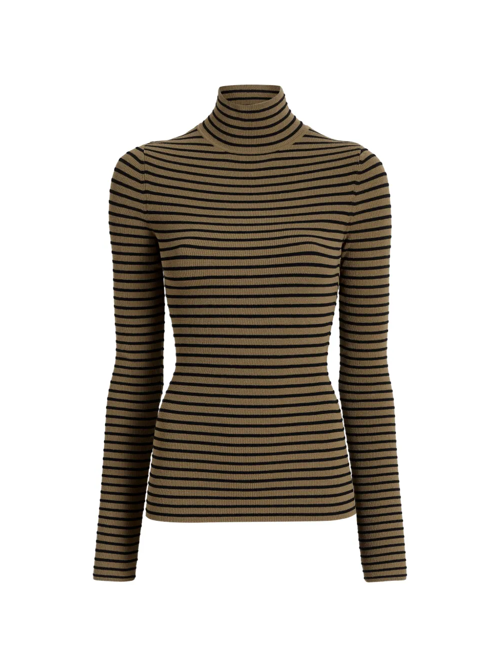 Proenza Schouler Didi gestreepte top met col Groen