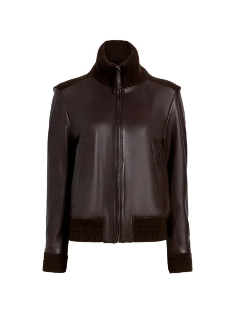 Proenza Schouler White Label Elenora jacket in lightweight leather