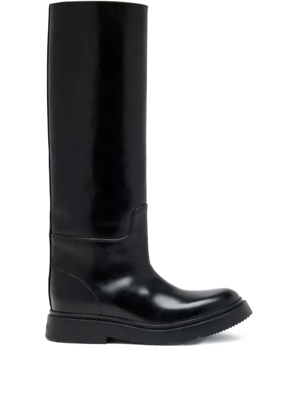 Proenza Schouler Bank Boots in Black