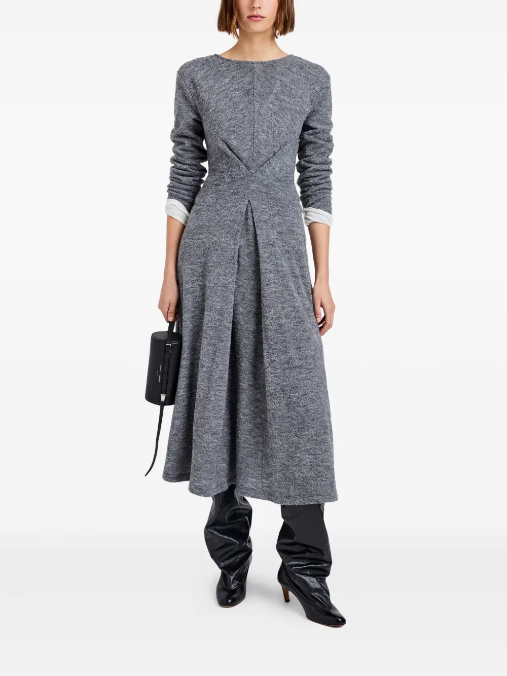 Proenza Schouler White Label Sai Jersey Dress In Gray