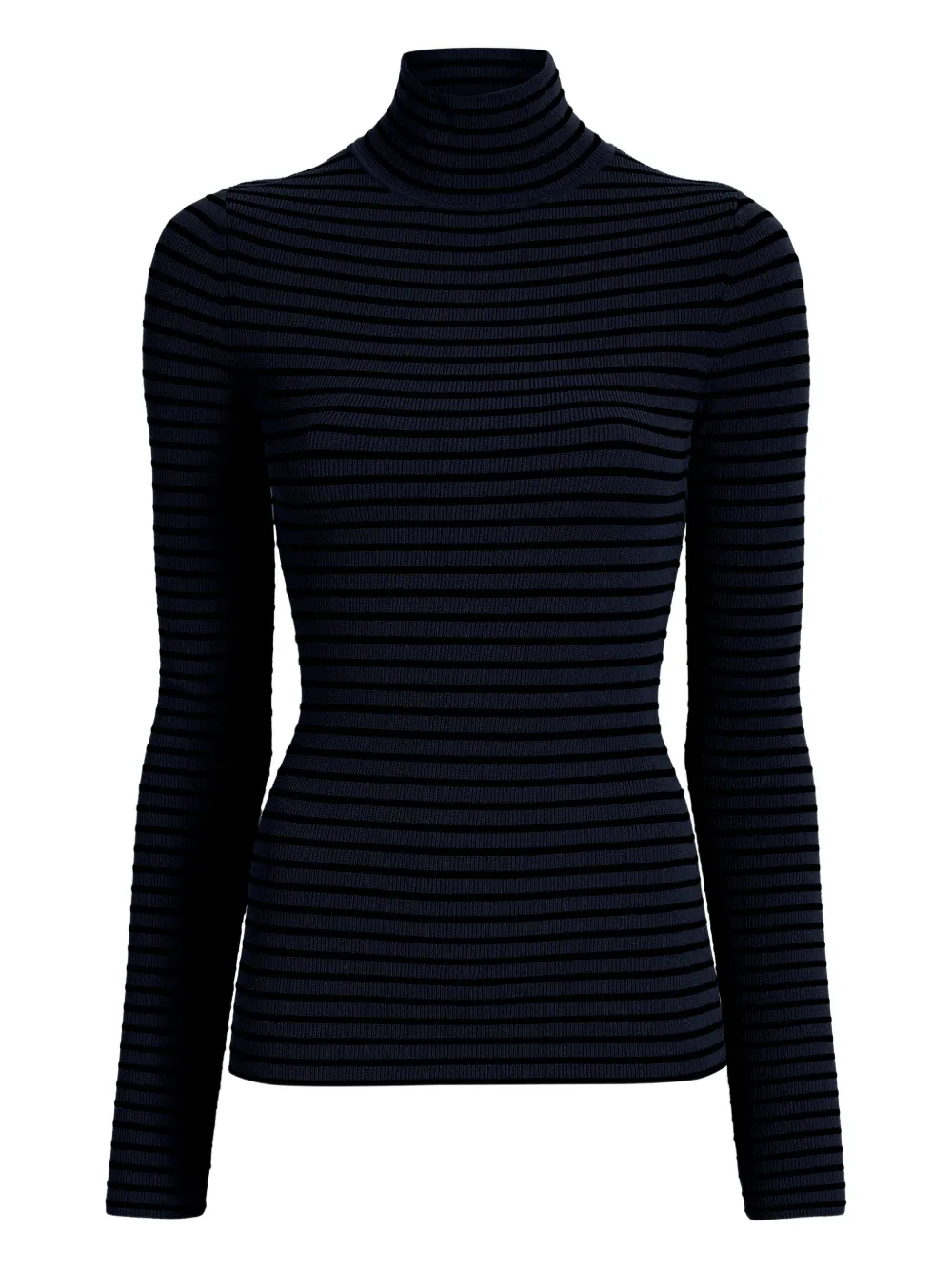 Proenza Schouler Didi Striped Velvet Top In Blue