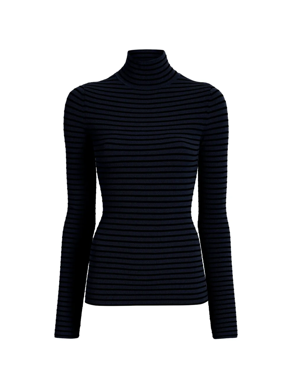 Proenza Schouler Didi gestreepte fluwelen top Blauw