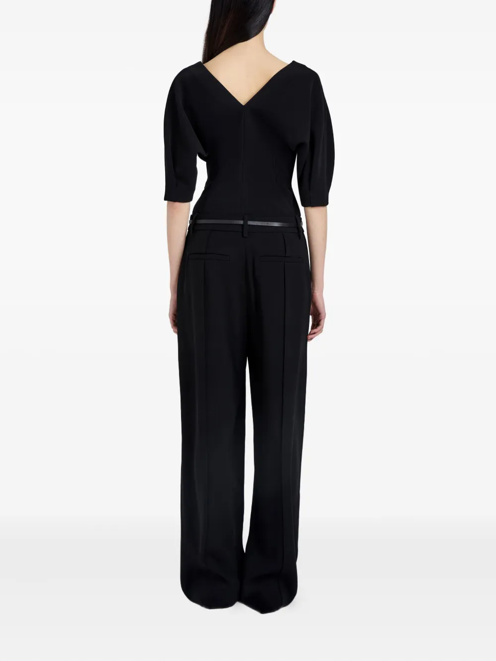 Proenza Schouler Darena top met V-hals Zwart