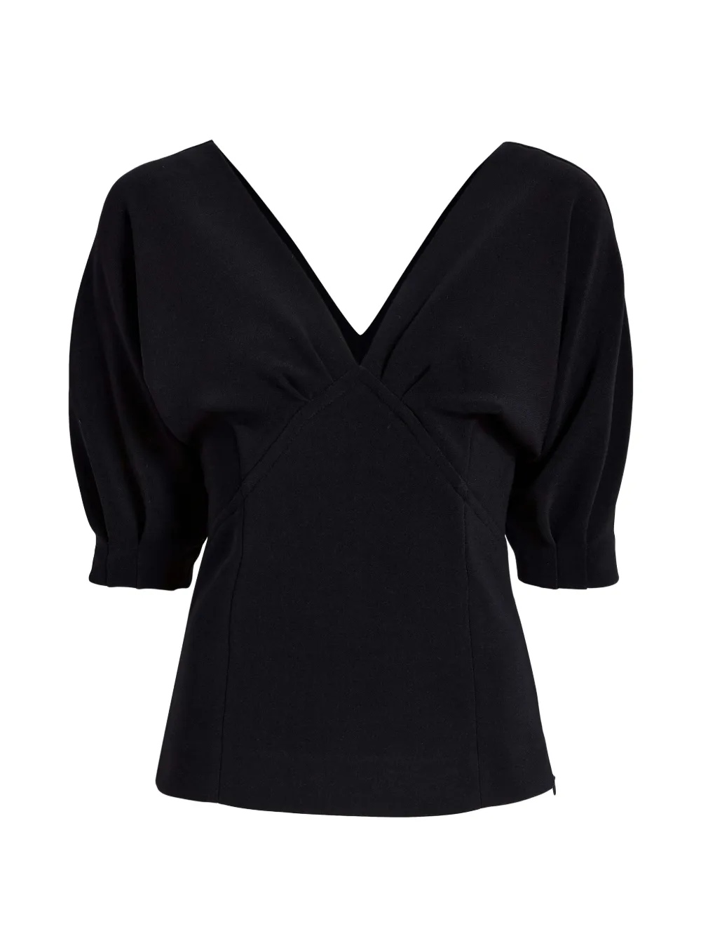 Proenza Schouler Top Darena con scollo a V - Nero