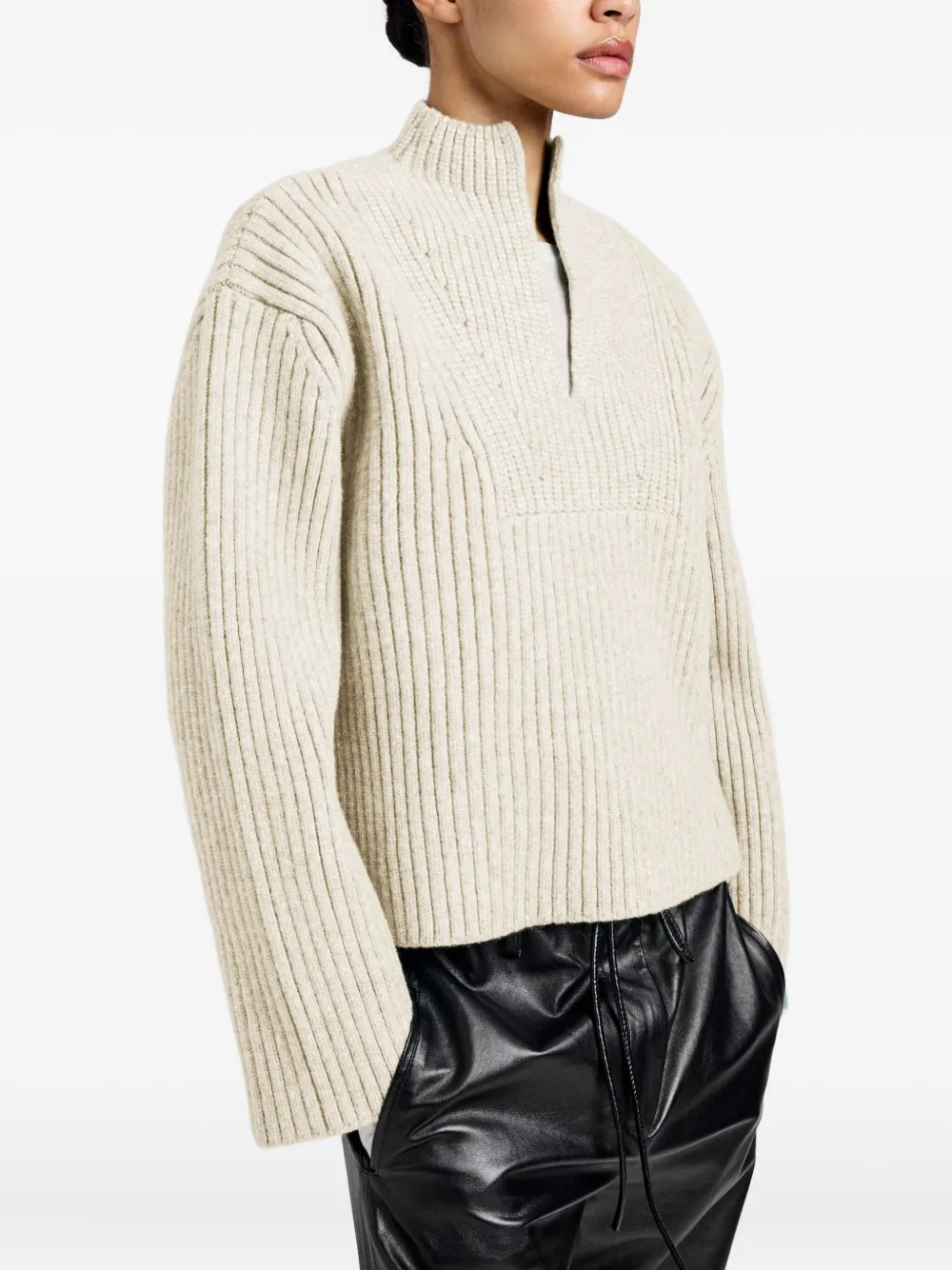 Proenza Schouler White Label Meron Sweater In Neutral