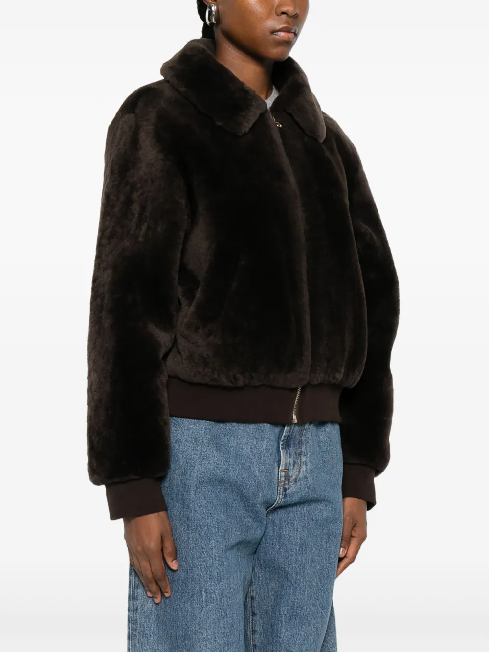 Erika Cavallini Jack met rits Bruin