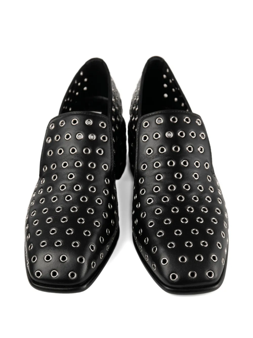 Jimmy Choo Elliot 45 Nappa Heeled Loafers In Black