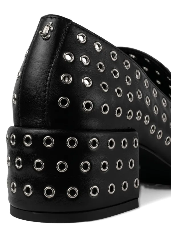 Jimmy Choo 45mm Eliot Loafers | Black | FARFETCH ZA