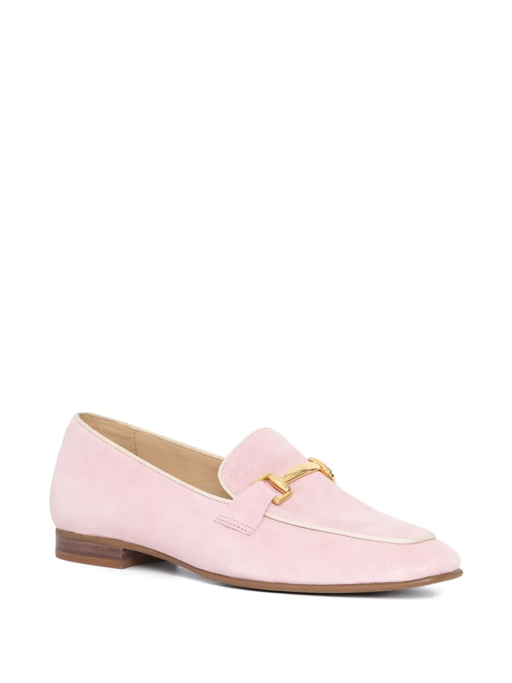 Sarah Chofakian Sucre Glace metal-detail loafers - Roze