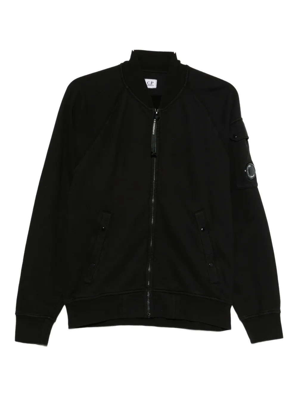 C.P. Company chamarra bomber con bolsillo Lens | negro | Image 1
