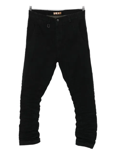 Layer Zero button-fastening trousers