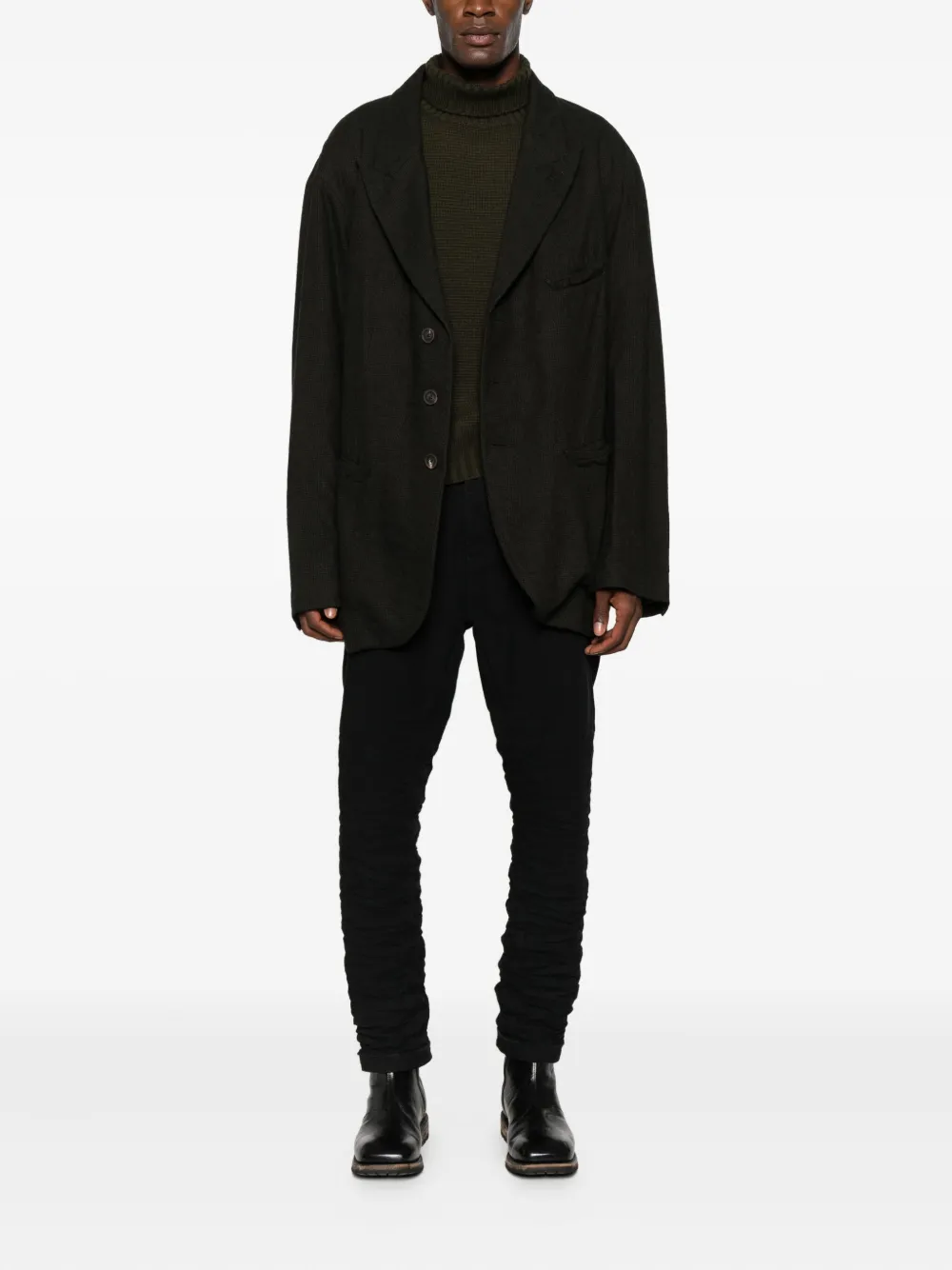 Layer Zero button-fastening trousers | Regular-Fit & Straight Leg Pants | Image 2